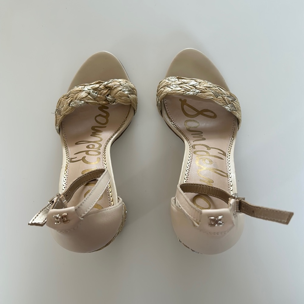 NEW Size 8.5 Sam Edelman Beige High Heels - Size 8.5